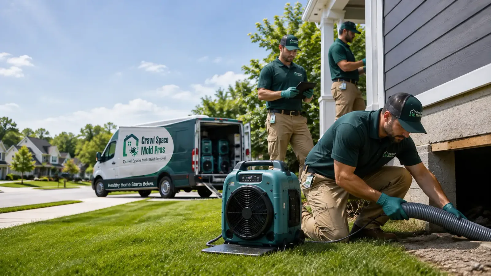 Crawl Space Mold Removal in Little Compton, RI
